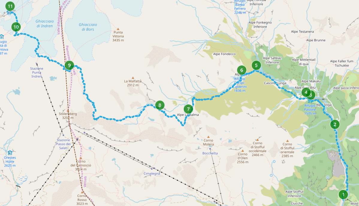 mappe avanzate per web percorsi