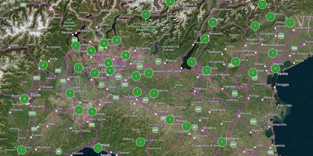 mappe avanzate per web punti bing