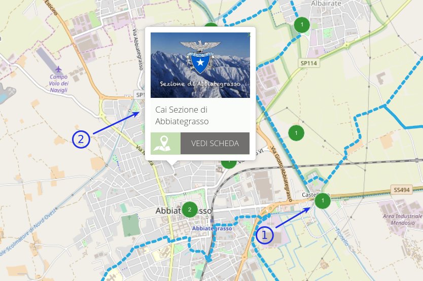 mappe avanzate per web punti interesse