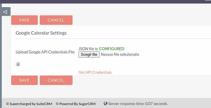 suitecrm come integrare google calendar 13