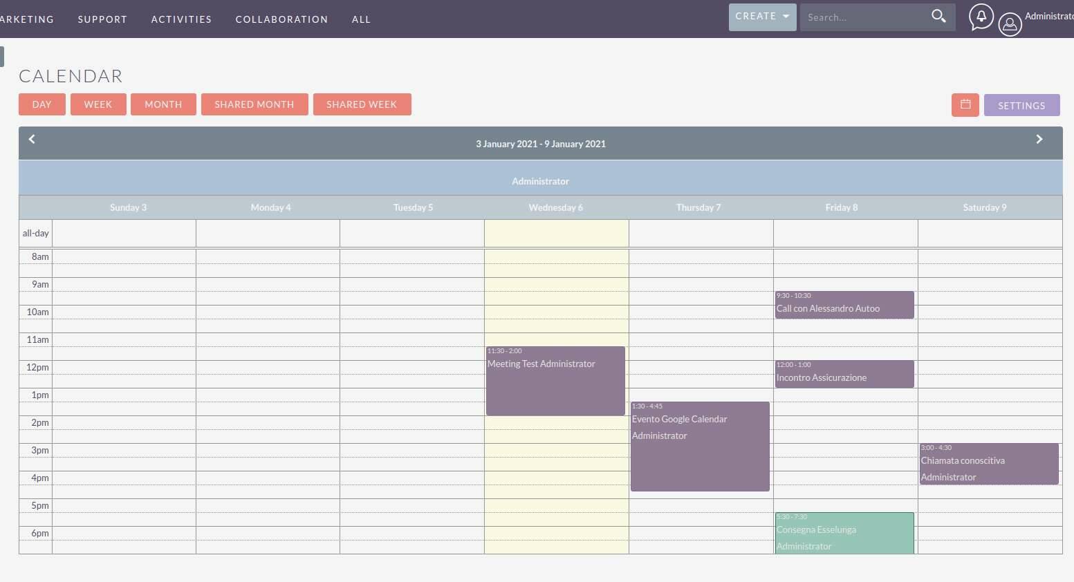 suitecrm come integrare google calendar 22