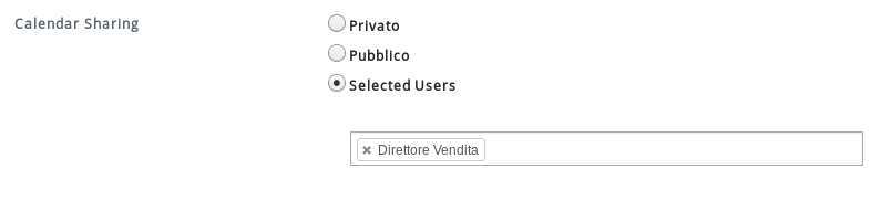 visibilita dei calendari ruoli calendar settings sales manager