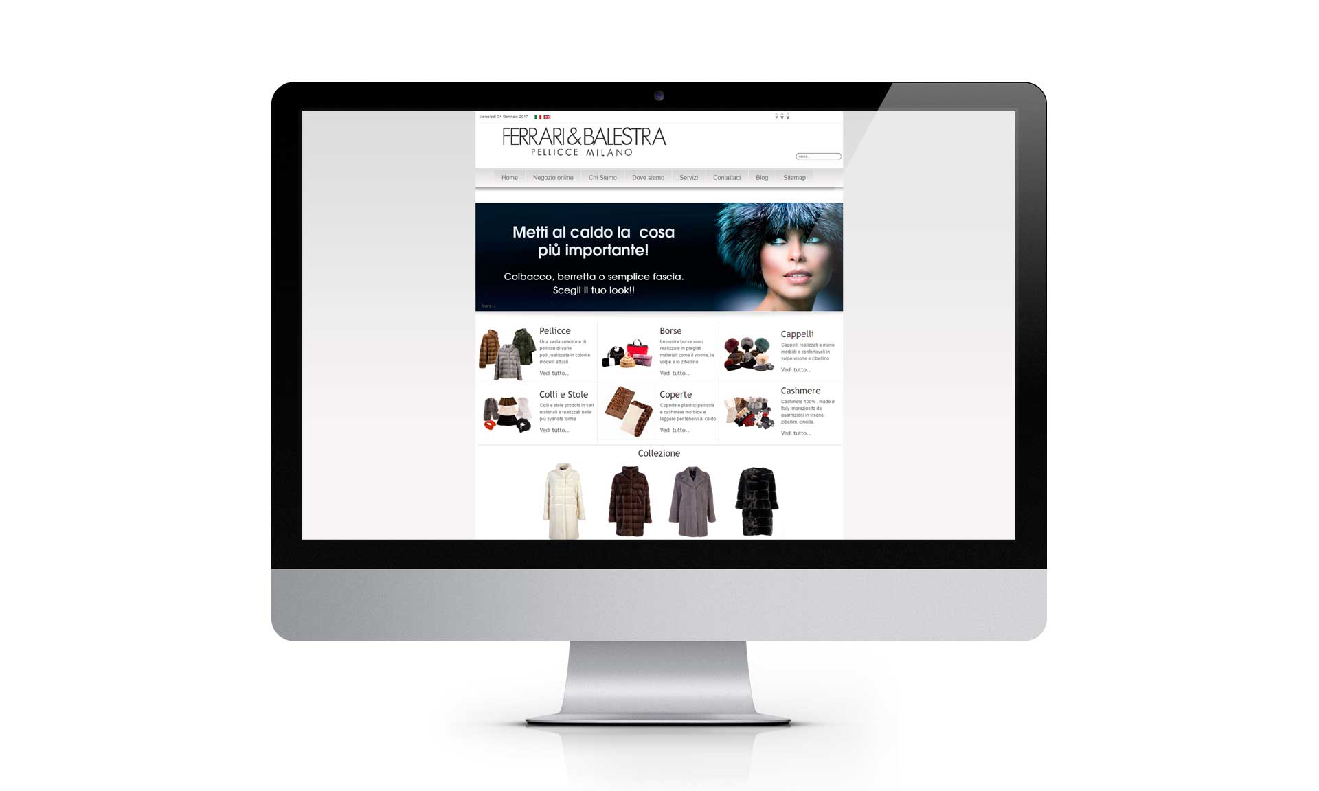 Realizzazione e-commerce ferrariebalestrapellicceria.it